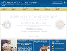 Tablet Screenshot of external.adnu.edu.ph